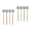 4Paires Maillets Percussion Bois Gris Tête Mousse Eva Confortable 6