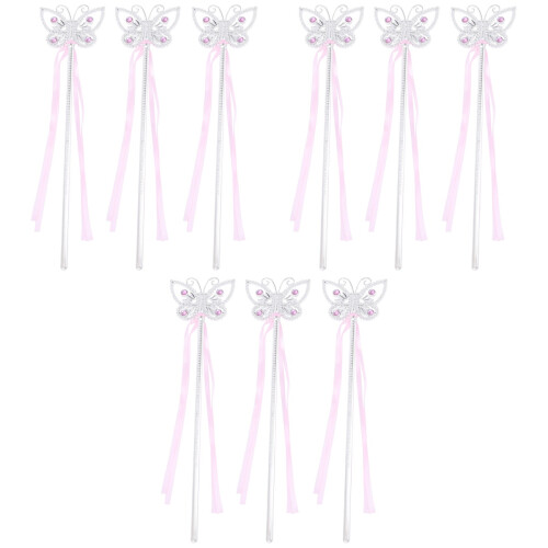 9Pièces Baguettes Electroplacées Rose Princesse Jeu Sécurisé 2