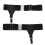 2Pièces Suspendeurs Nylon Noir Ajustables 8