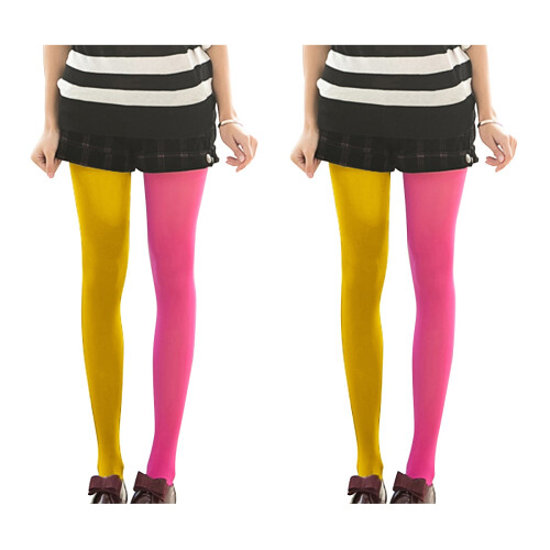 2Pièces Bas Soie Pour Design Coloré Anti- 1