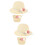 2Ensembles Chapeaux Beige Uv Protection Sac Plage 6