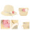2Ensembles Chapeaux Beige Uv Protection Sac Plage 7