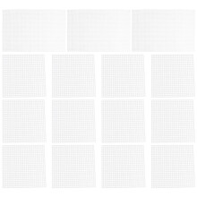 30Pièces De Toile Plastique Blanches Pour Broderie DIY