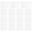 30Pièces De Toile Plastique Blanches Pour Broderie DIY 1