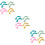 3Ensembles Couverts Bébé Flexibles Assorties Ustensiles Sûrs 7