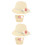 2Ensembles Chapeaux Beige Uv Protection Sac Plage 4
