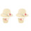 2Ensembles Chapeaux Beige Uv Protection Sac Plage 2