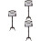 3Ensembles Décor Miniature Stand Musical Jouet Enfants 4