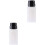 2Pièces Bouteille Pression Cosmétiques Blanche Simple 2
