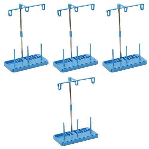 4Ensembles Support Fils Cônes Universels Bleus Pour Machine À 2