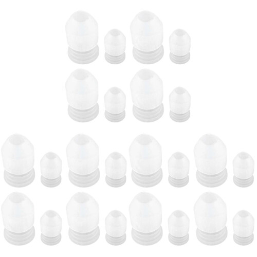 60Pièces Connecteurs De Douilles Pour Crème En Transparent 1