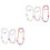 6Ensembles Ensemble Bracelet Multi-Couleurs Accessoires 3
