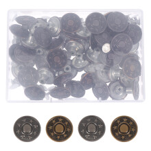 100Ensembles Boutons Iron Jeans Pour Réparation Vêtements Colorés