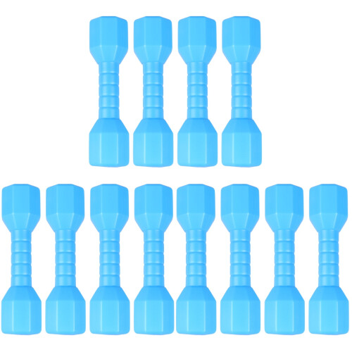 12Pièces Petites Haltères Enfants Plastique Coordination Main 1