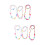 6Ensembles Ensemble Bracelet Multi-Couleurs Accessoires 5