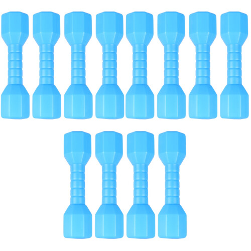 12Pièces Petites Haltères Enfants Plastique Coordination Main 2