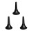 3Pièces Support Trompette Avec Pieds Métalliques Repliables Noir 6