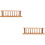 2Pièces Présentoir À Tubes En Bois Beige Simple Pratique Pour École 7