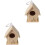 2Pièces Jouet Puzzle Bois DIY Enfant 3D Assemblage Khaki 3