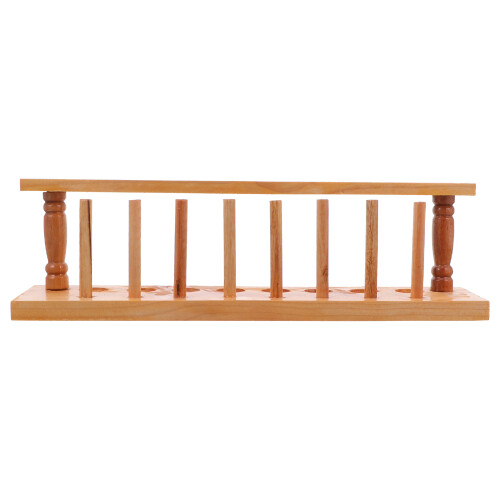 2Pièces Présentoir À Tubes En Bois Beige Simple Pratique Pour École 1