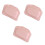 3Pièces Repose-Tête De Rose Lavable En PVC Ventouses 3