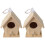 2Pièces Jouet Puzzle Bois DIY Enfant 3D Assemblage Khaki 2