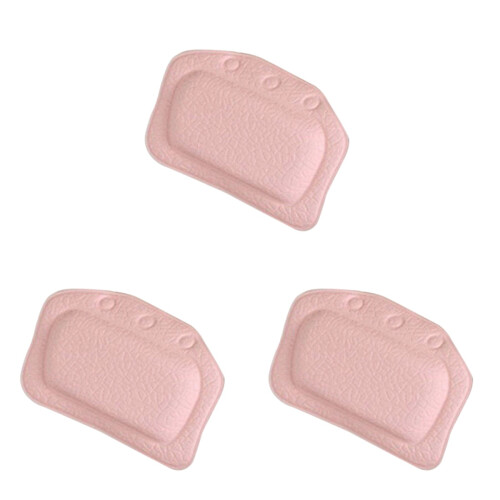 3Pièces Repose-Tête De Rose Lavable En PVC Ventouses 1