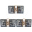 3Pièces Pochette Soirée Femme Assorties Usage Multiple Élégant 3