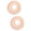 2Pièces Collier Conique Protecteur Élastique Beige Pour Chat 7