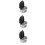 3Pièces Cache Prise 12V Allume-Cigare Multi Matériau Résistant 8