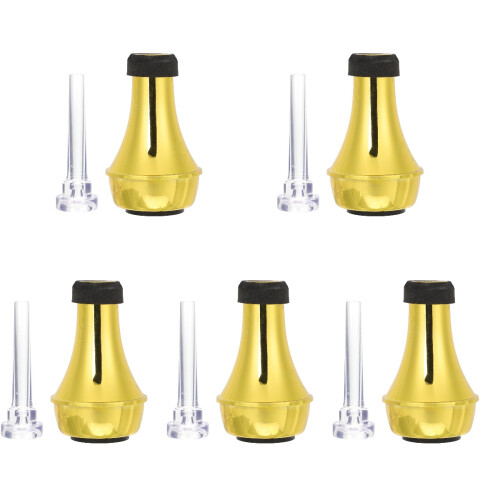 5Ensembles Sourdine Droite Trompette ABS Réduction Bruit 1