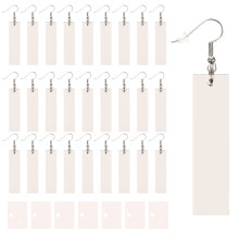 4Ensembles Boucles D'oreilles Vierges Bois Sublimation Accessoires DIY
