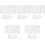 5Pièces Ruban En Dentelle DIY Durable Pour Couture Décor 3