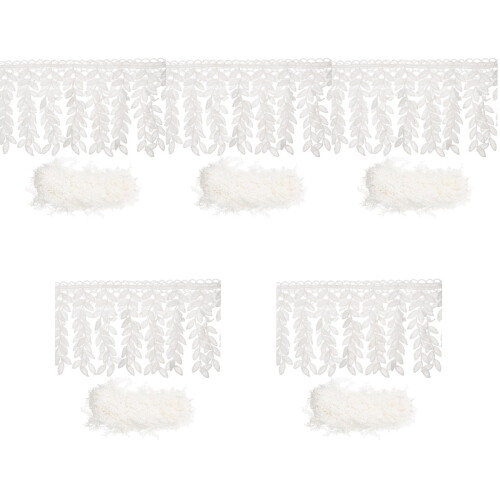 5Pièces Ruban En Dentelle DIY Durable Pour Couture Décor 2