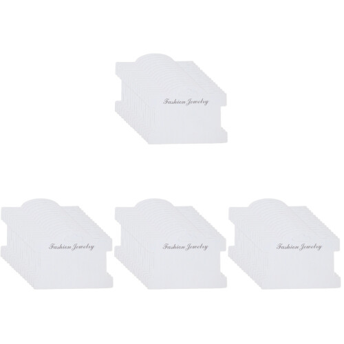 400Pièces Cartes Blanches Pour Présentation Bracelets 1