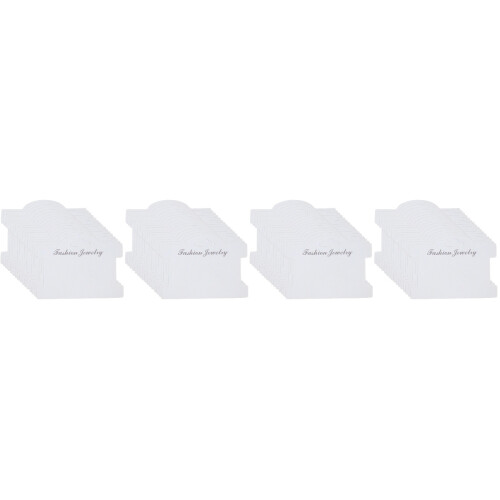 400Pièces Cartes Blanches Pour Présentation Bracelets 2