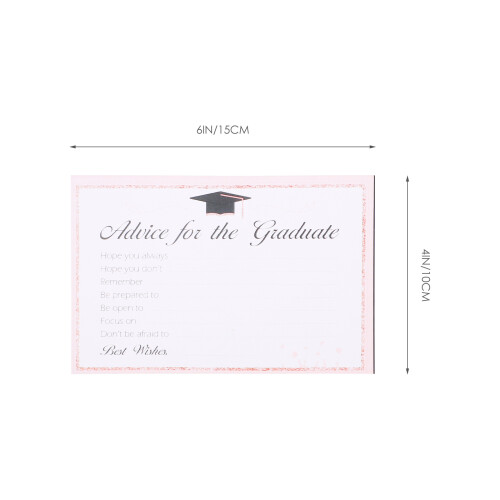 20Pièces Cartes Souhaits Rose Pour 1