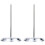 2Pièces Support Factures Métal Argenté Stable Avec Protection Doigt 7
