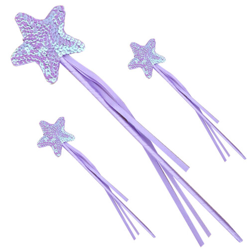 9Pièces Baguettes Violet Étoile Jouets Créatifs Pour Filles