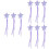 9Pièces Baguettes Violet Étoile Jouets Créatifs Pour Filles 5