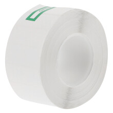 2000Pcs White Sticky Label Roll Synthetic Paper Price Stickers