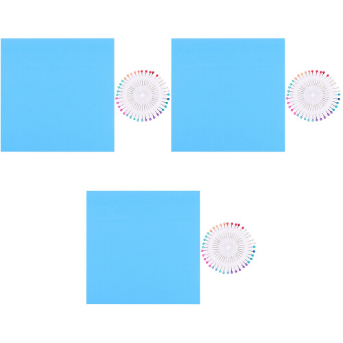 3Ensembles Disques Kumihimo Bleus Pour Tressage DIY Avec Fixation 2