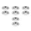 8Pcs Silver Charcoal Burner with Middle Eastern Design for Incense 4