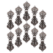 80Pairs Silver Vintage Buckles Cardigan Fasteners for Sewing