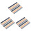 6Ensembles Outils Manucure C-Courbe Multicolores Solides Pour Nail Art 2