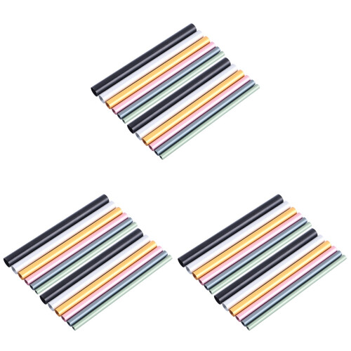 6Ensembles Outils Manucure C-Courbe Multicolores Solides Pour Nail Art 1