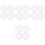 16Pcs Detachable Transparent Watch Case for Versa4 Sense 2 3