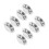 8Pcs Silver Charcoal Burner with Middle Eastern Design for Incense 7