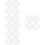 16Pcs Detachable Transparent Watch Case for Versa4 Sense 2 7