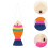 2Pièces Griffoir Chat Sisal Jeu 8